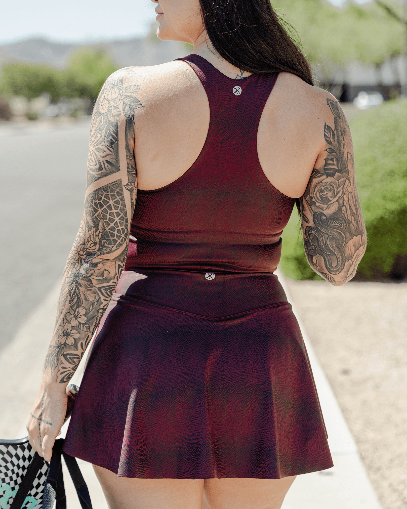 Women's Red Racer Crop Top - Dixxon Flannel Co.