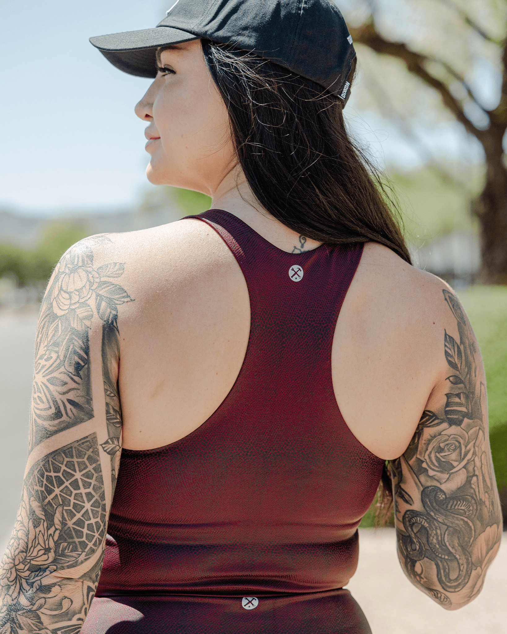 Women's Red Racer Crop Top - Dixxon Flannel Co.