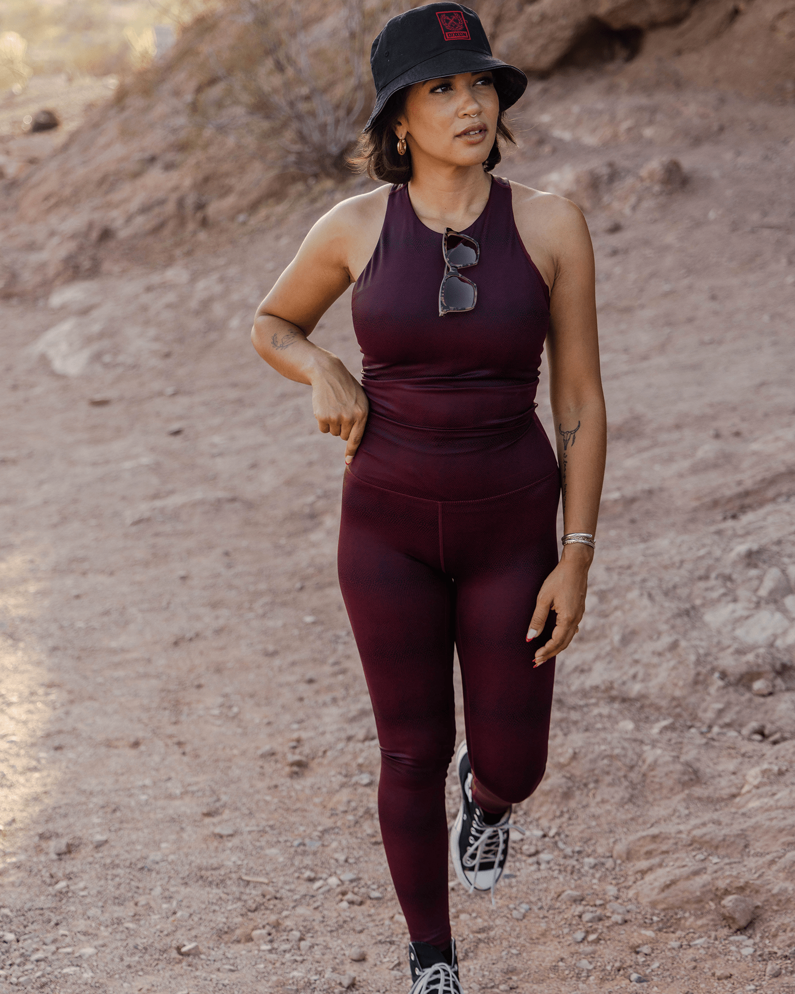 Women's Red Racer Leggings - Dixxon Flannel Co.