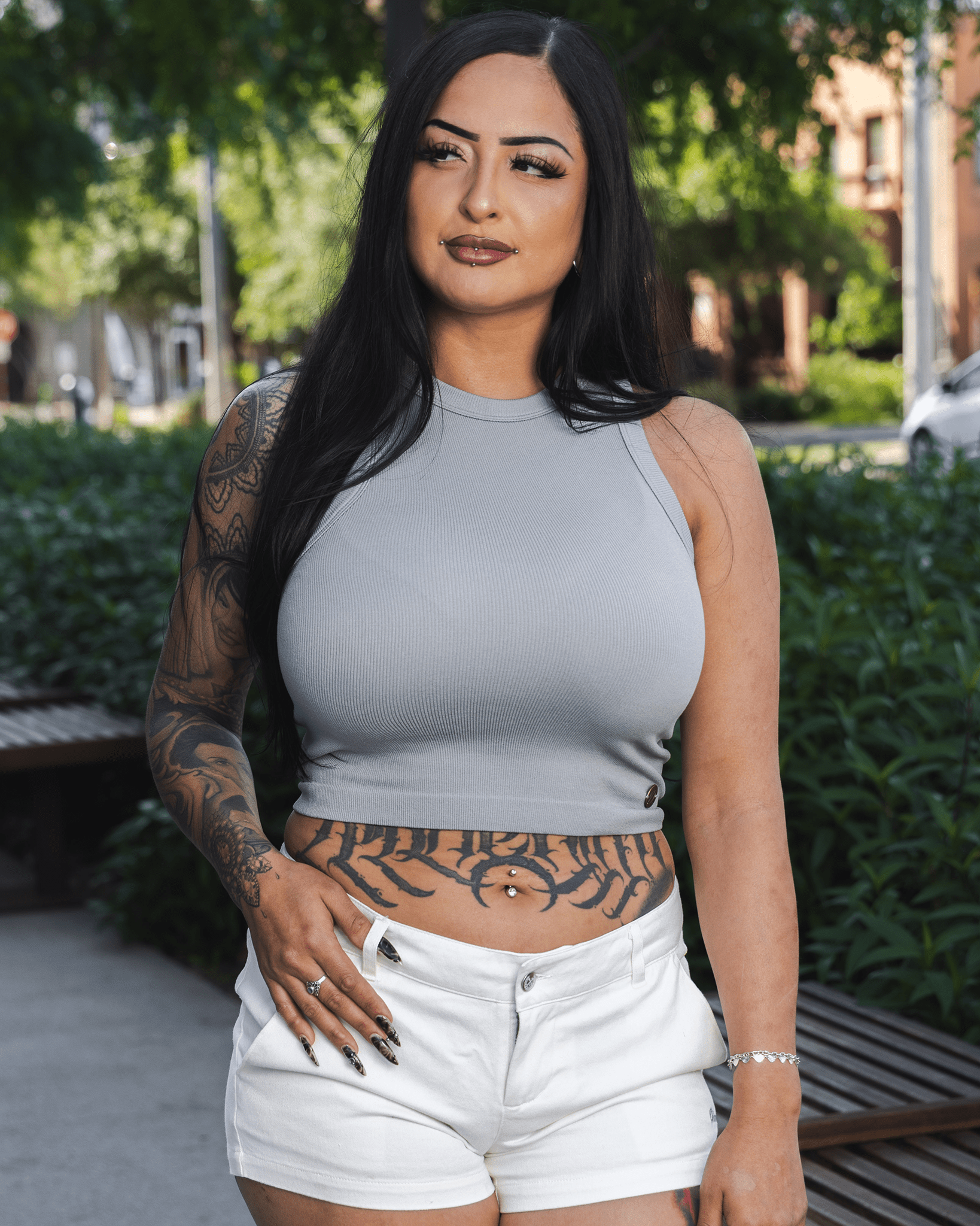 Women's Ribbed Tank - Gray - One Size - Dixxon Flannel Co.