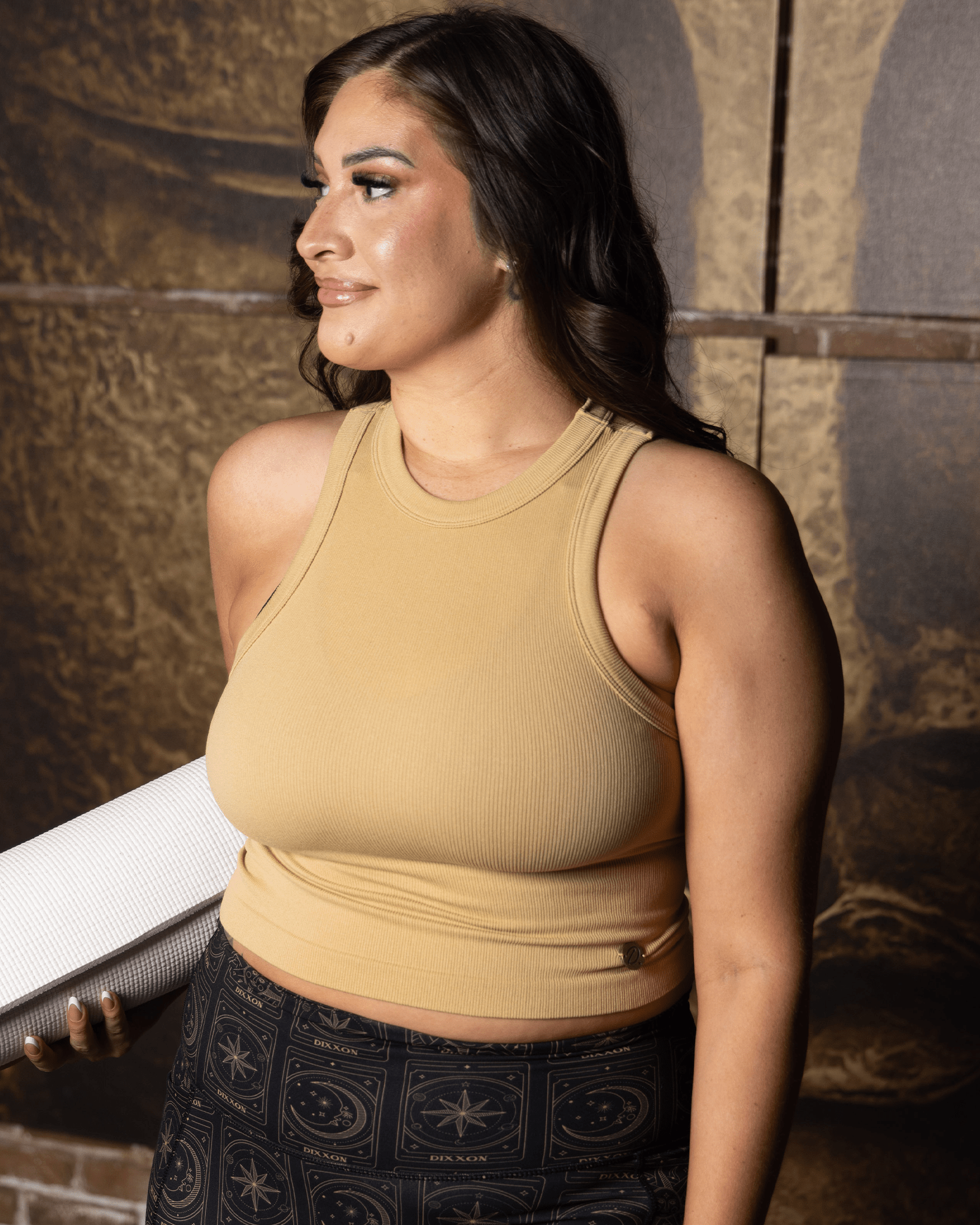 Women's Ribbed Tank - Tan - One Size - Dixxon Flannel Co.