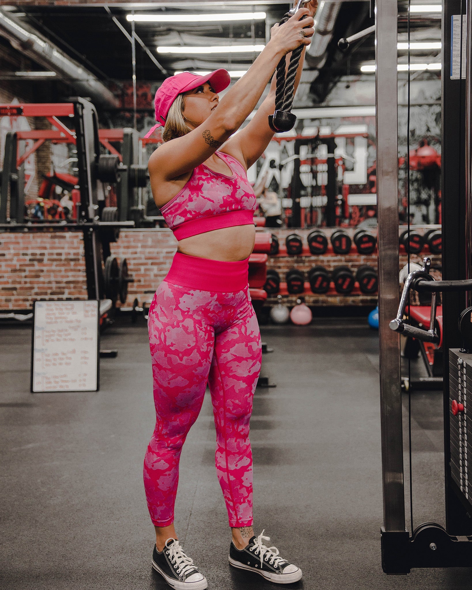 Women's Seamless Leggings - Pink Camo - Dixxon Flannel Co.