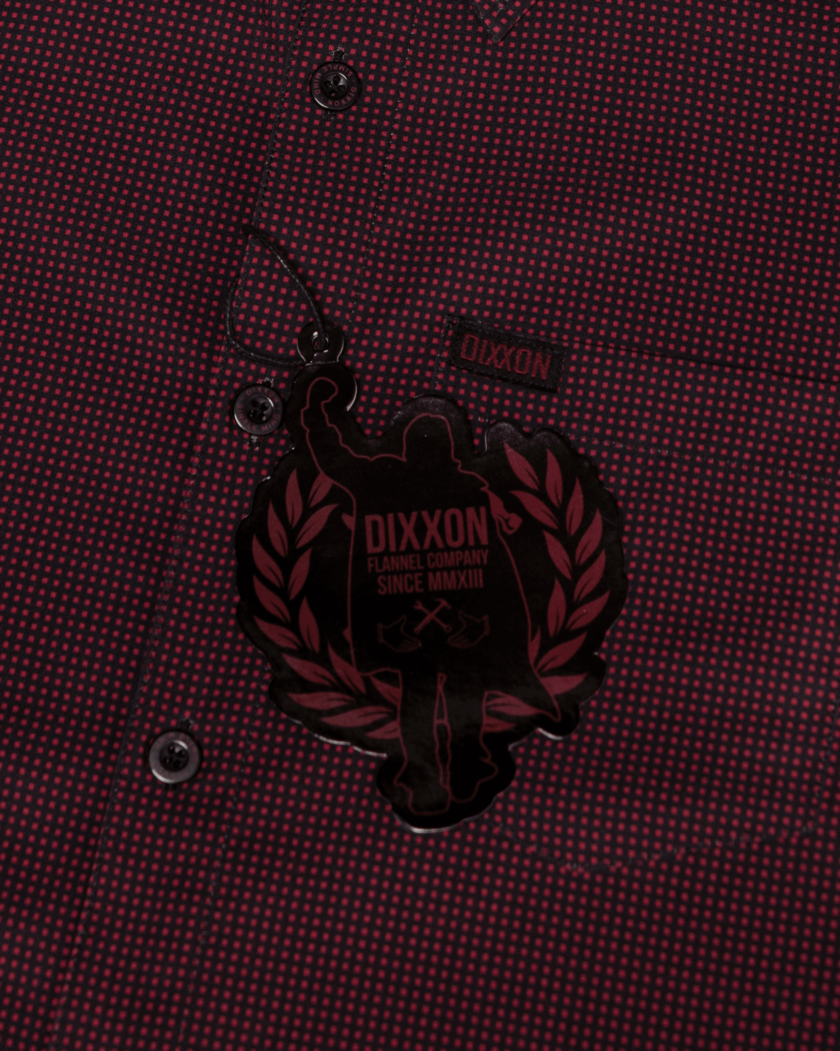 Women's Simple Mind Party Shirt - Black & Red - Dixxon Flannel Co.