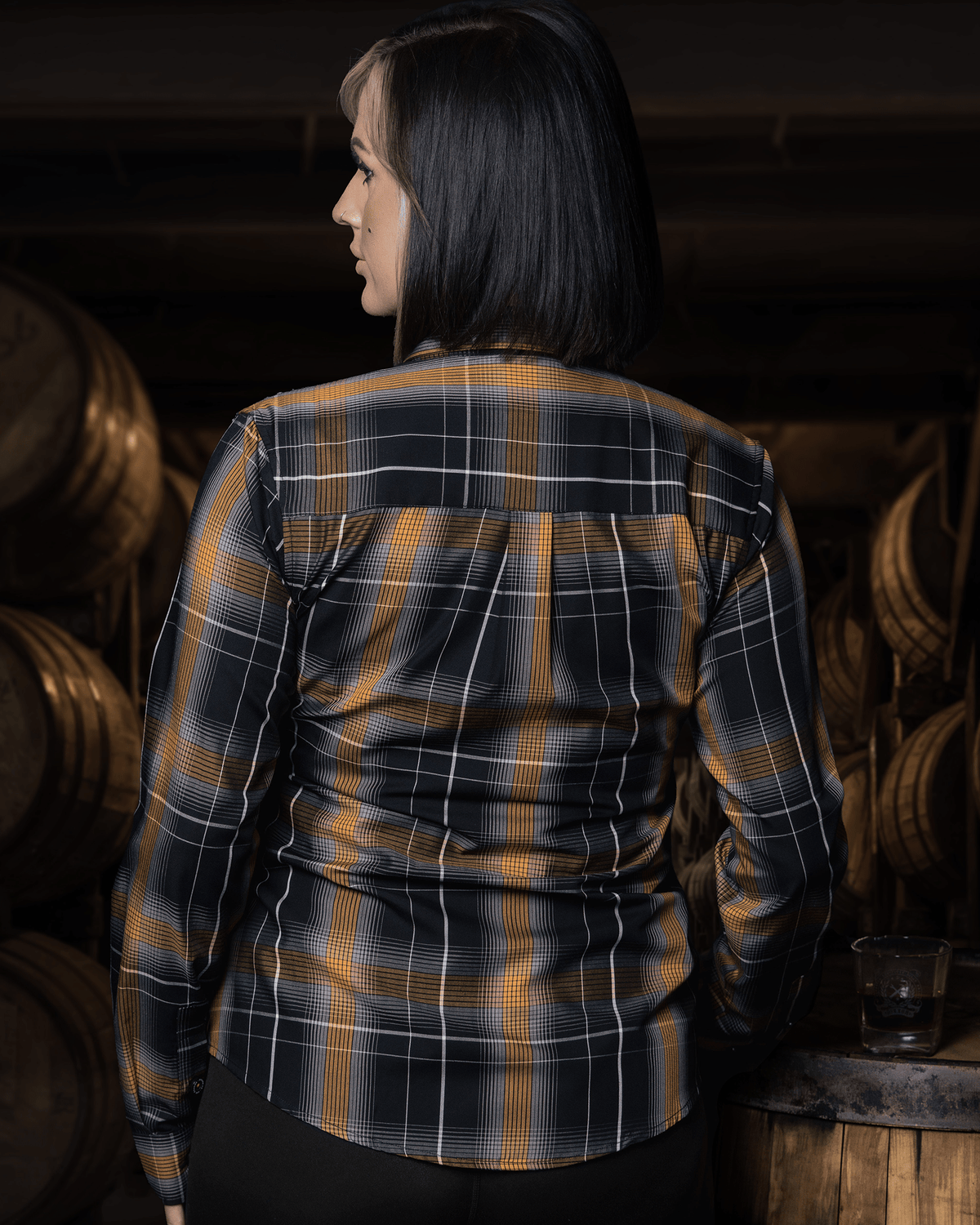 Women's Smoked Oak Bamboo Long Sleeve - Dixxon Flannel Co. view 3