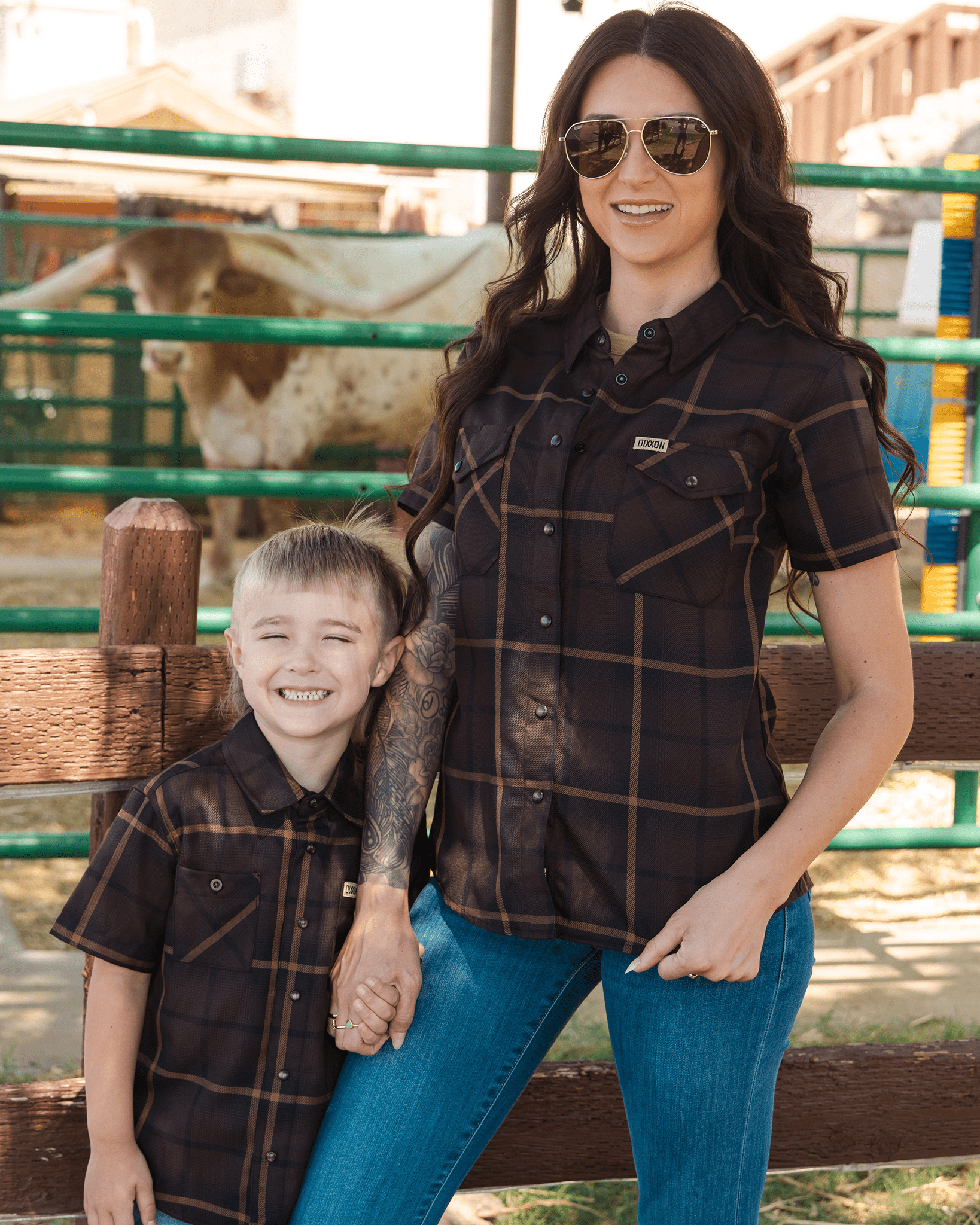 Women's Stockyard Short Sleeve Flannel - Dixxon Flannel Co.