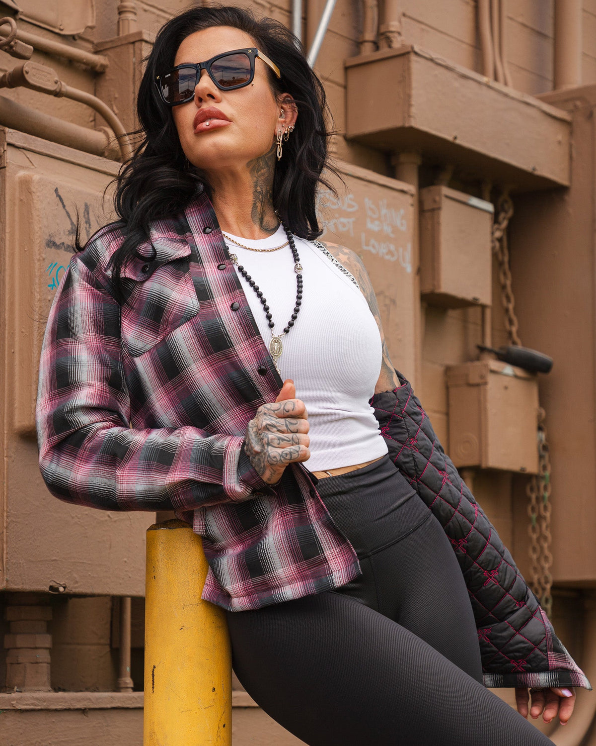Women's Sublime 'Robbin' the Hood' Hooded Flannel Jacket - Dixxon Flannel Co. view 2