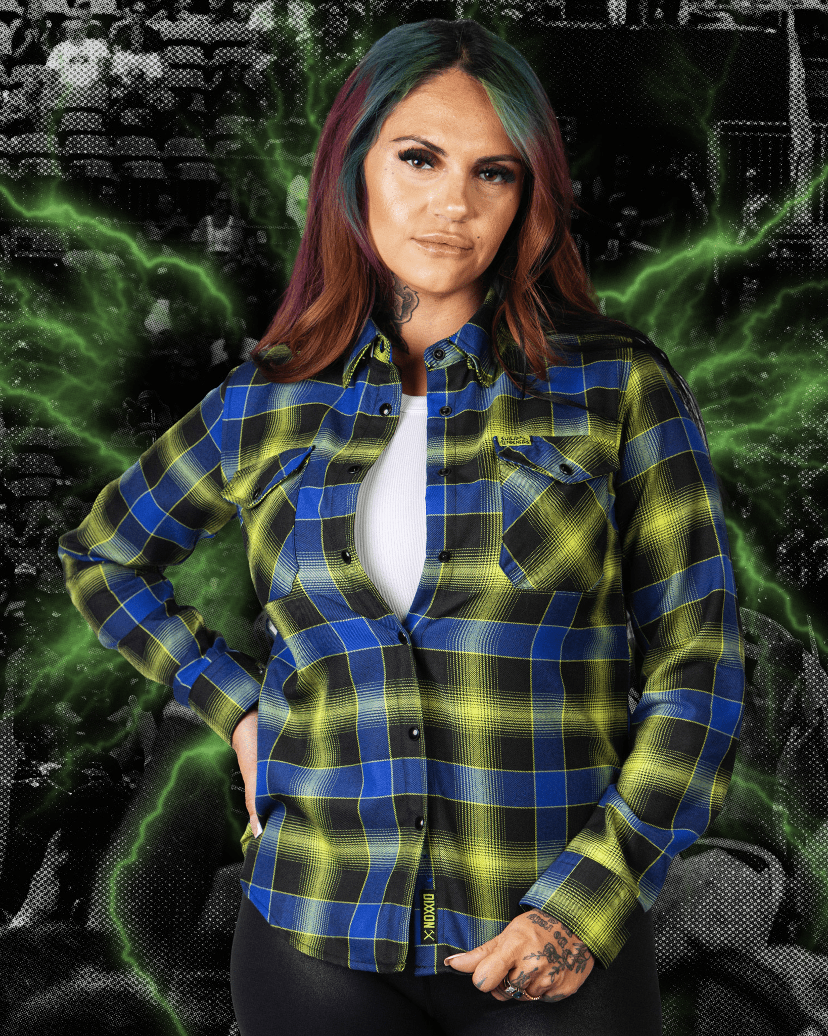 Women's Suicidal Tendencies Adrenaline Addict Flannel - Dixxon Flannel Co.