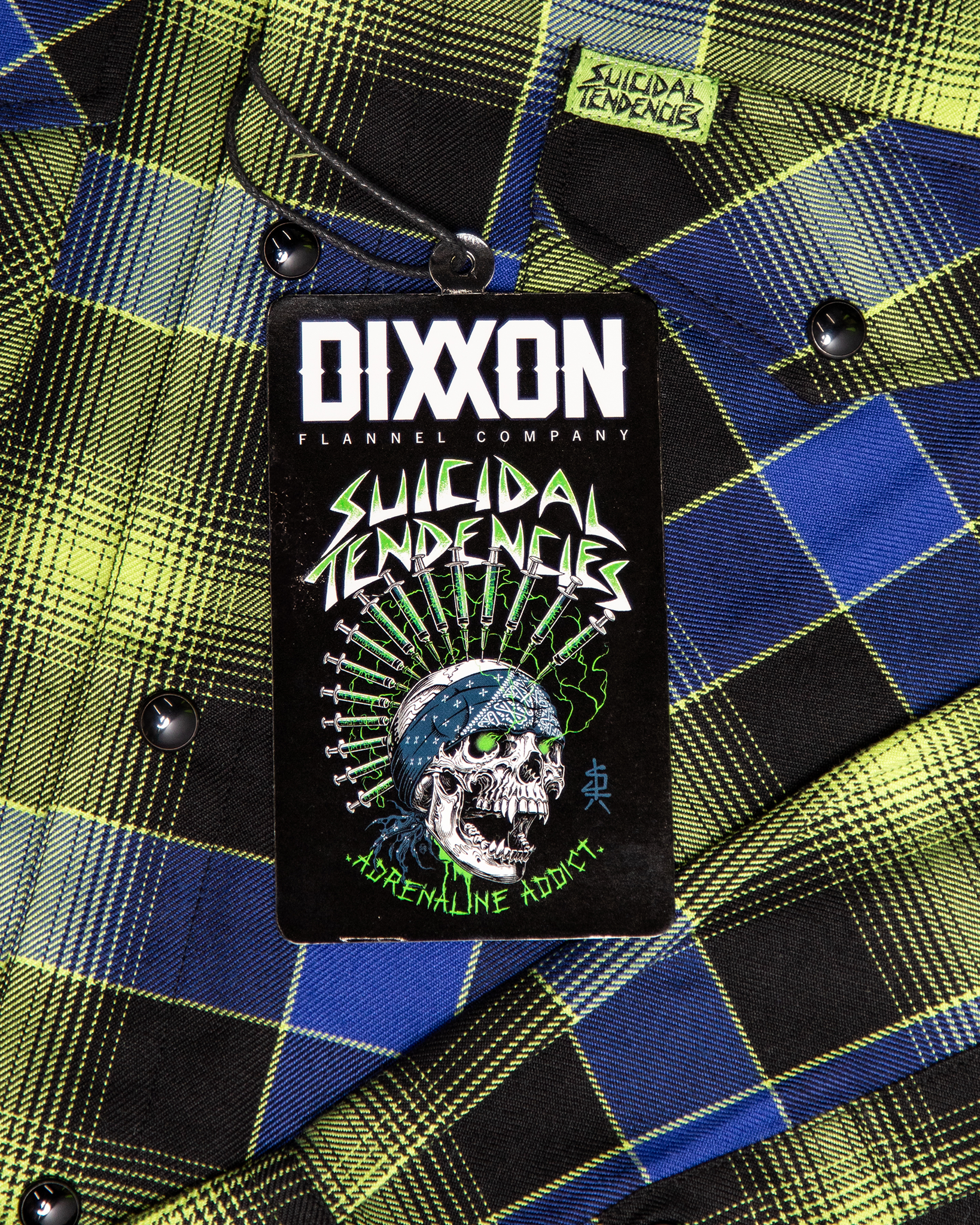 Women's Suicidal Tendencies Adrenaline Addict Flannel - Dixxon Flannel Co.