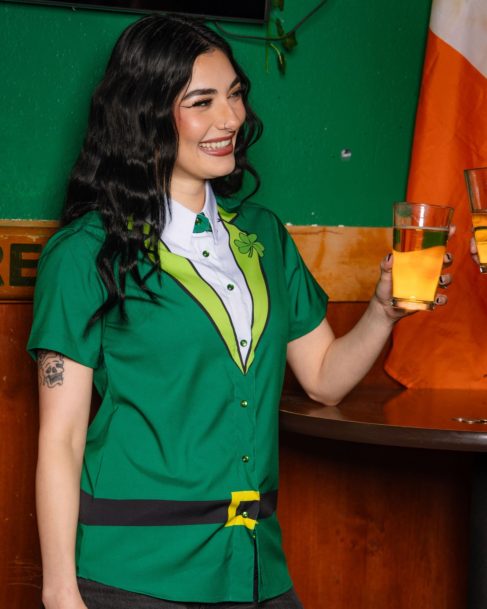 Women's The Irish Tux Party Shirt - Dixxon Flannel Co.