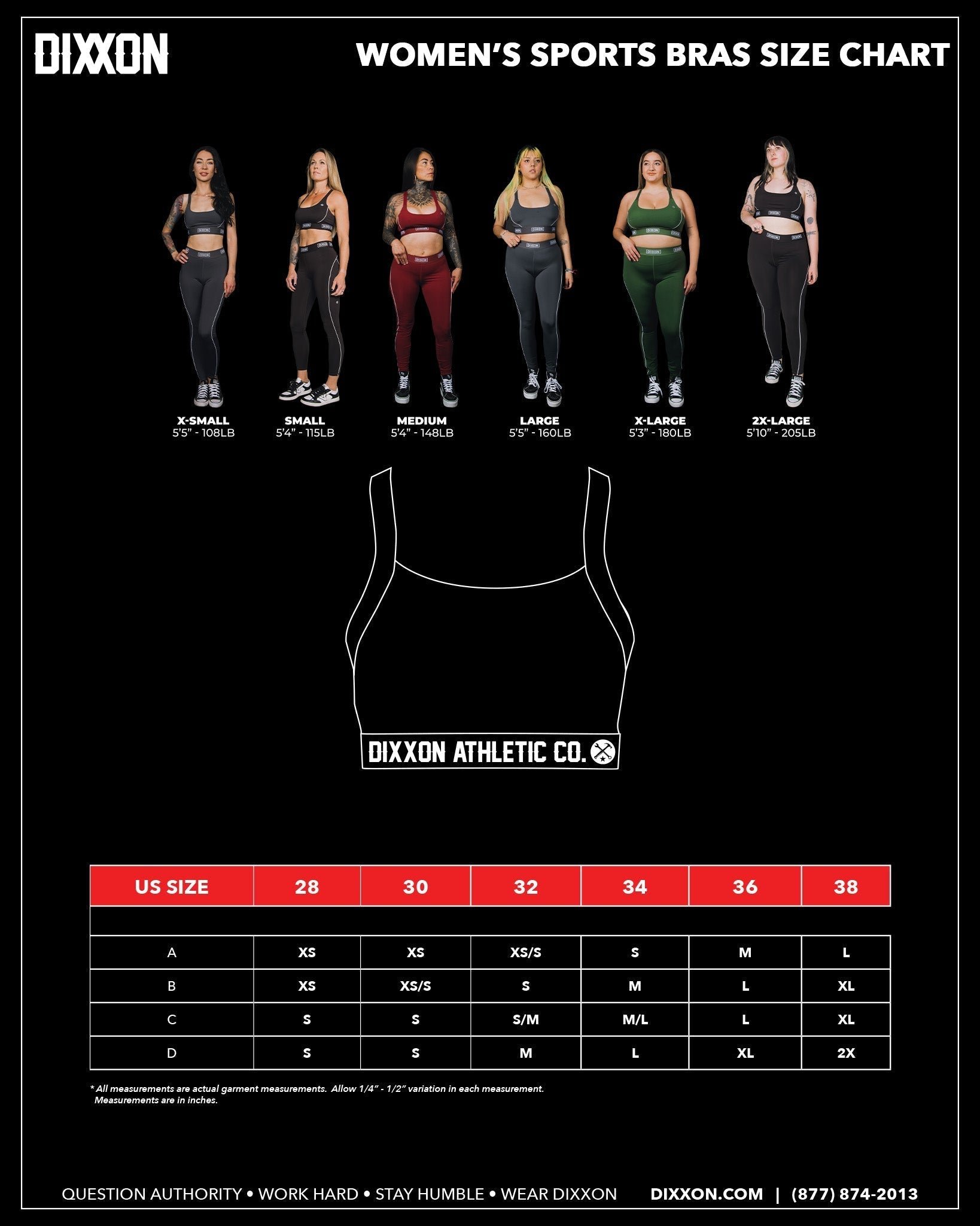 Women's Untamed Sports Bra - Panther - Dixxon Flannel Co.