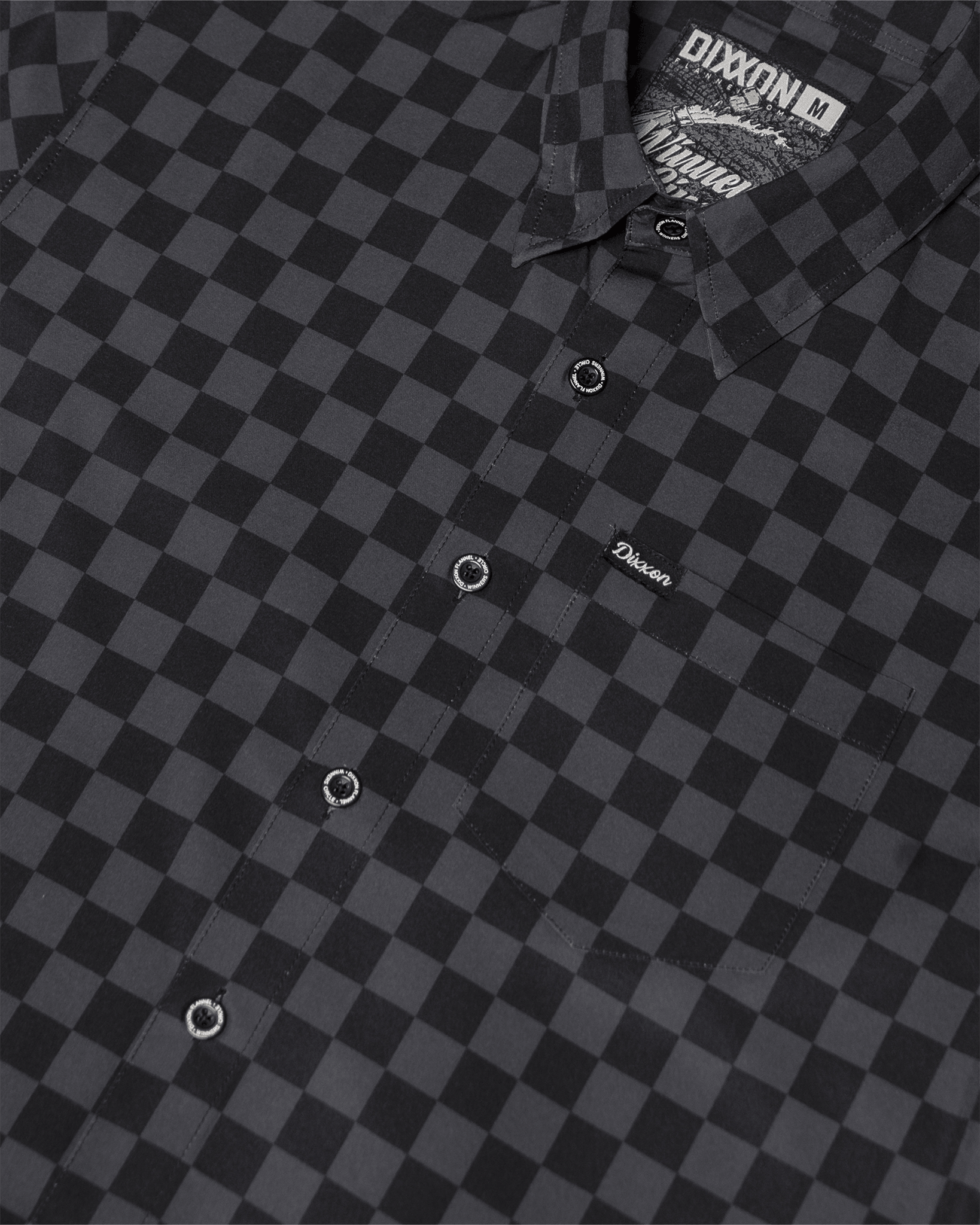 Women's Winner's Circle Party Shirt - Black & Gray - Dixxon Flannel Co.