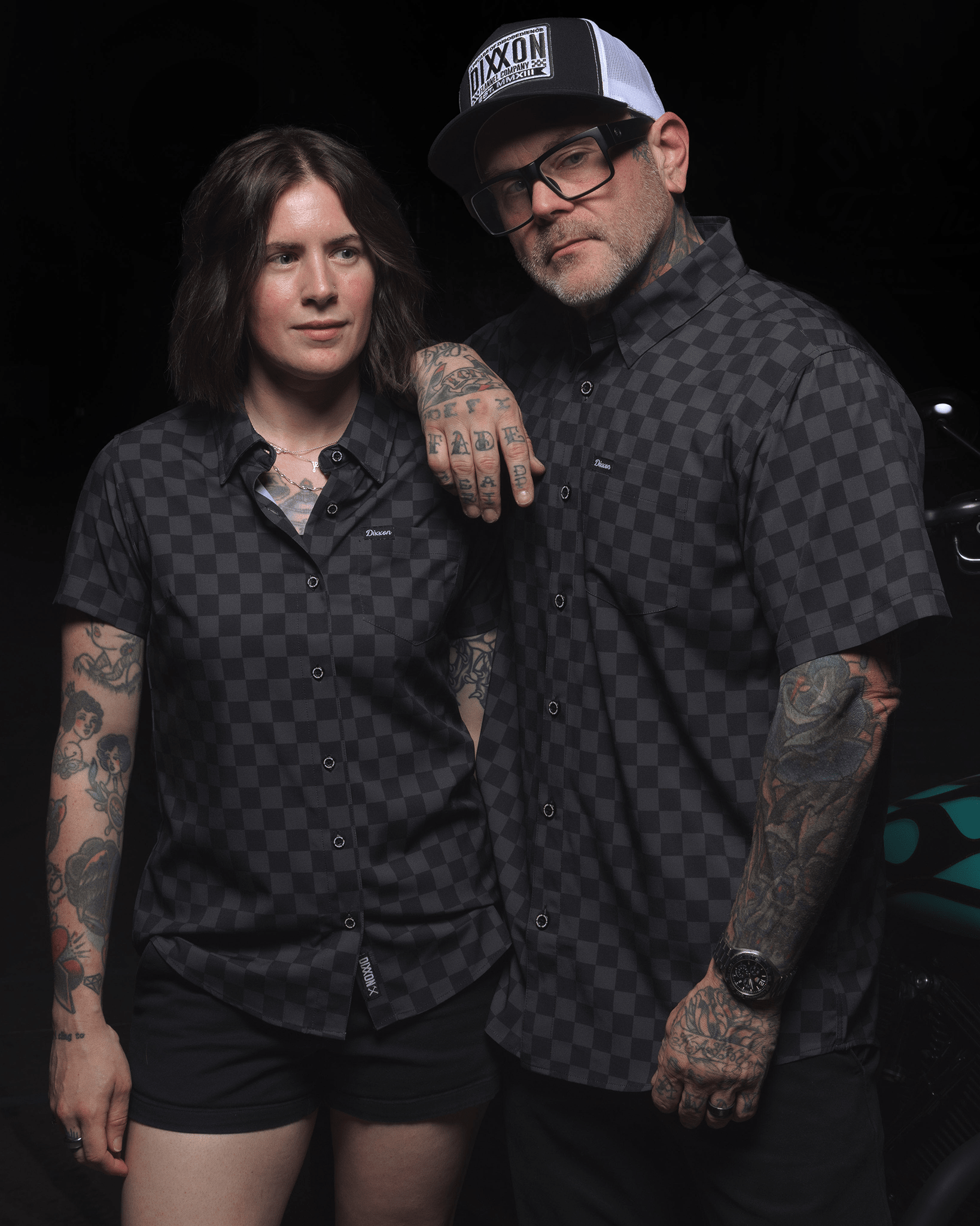 Women's Winner's Circle Party Shirt - Black & Gray - Dixxon Flannel Co.