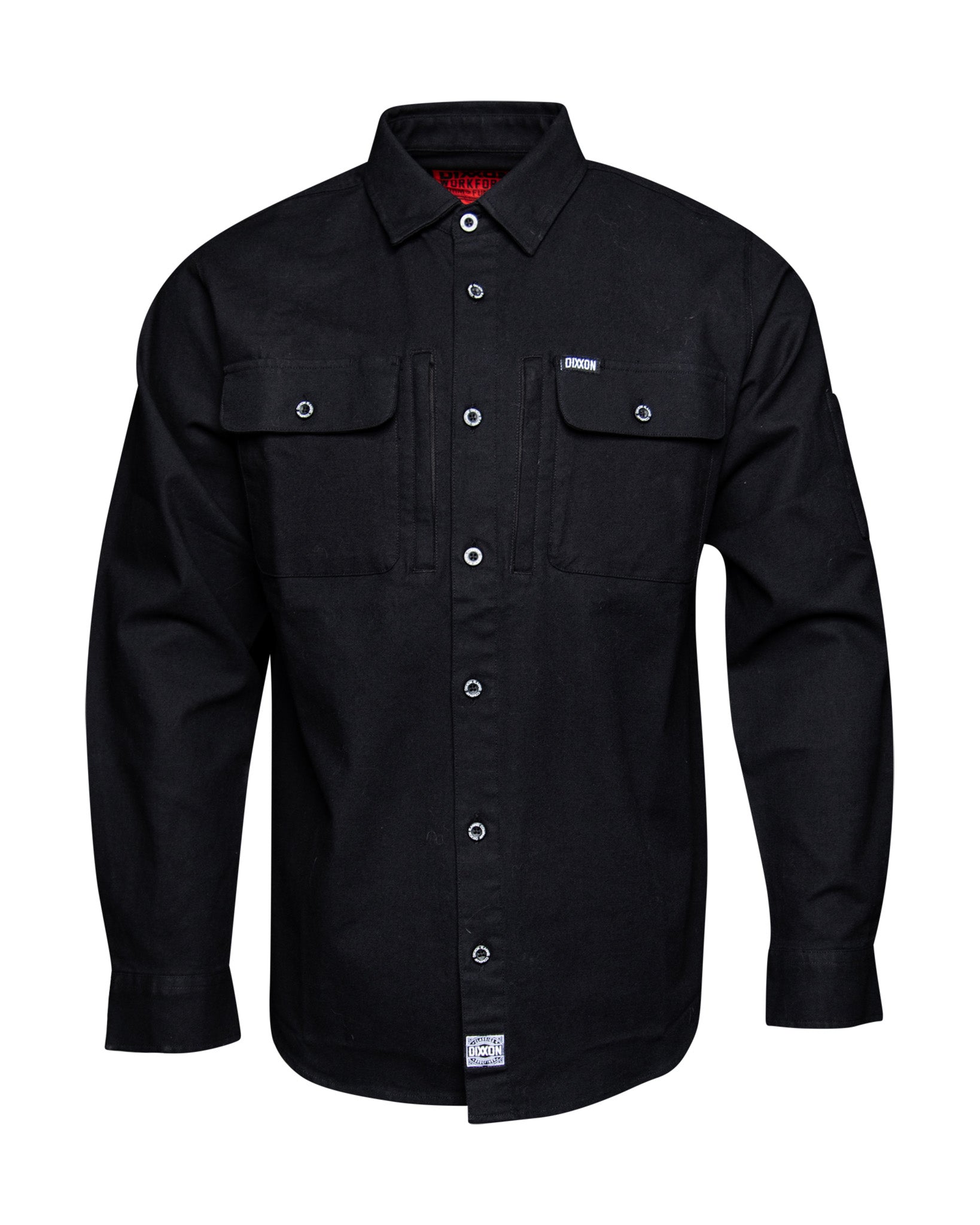 Work Shirt Long Sleeve - Black - Dixxon Flannel Co.