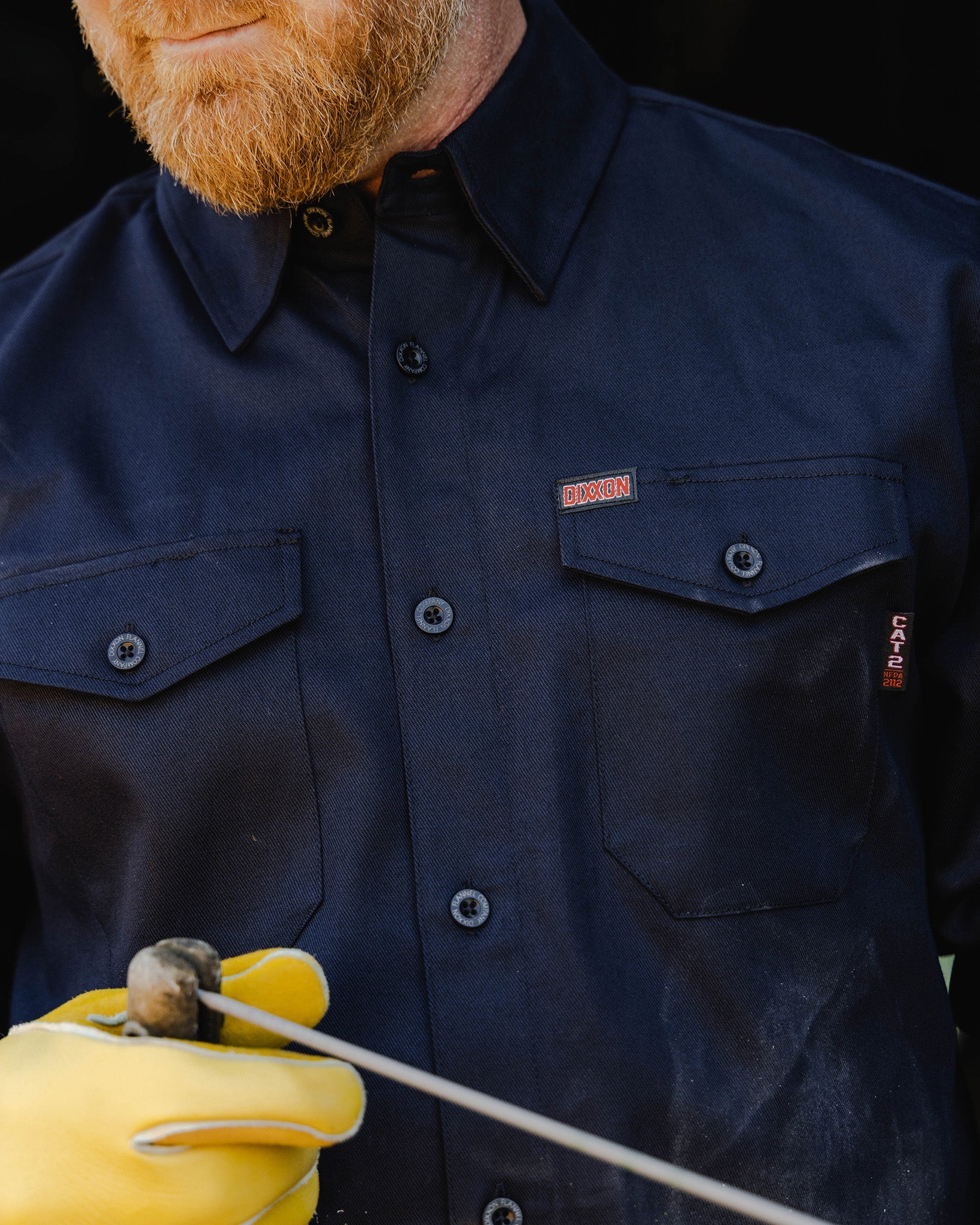 WorkForce FR Work Shirt - Navy - Dixxon Flannel Co.