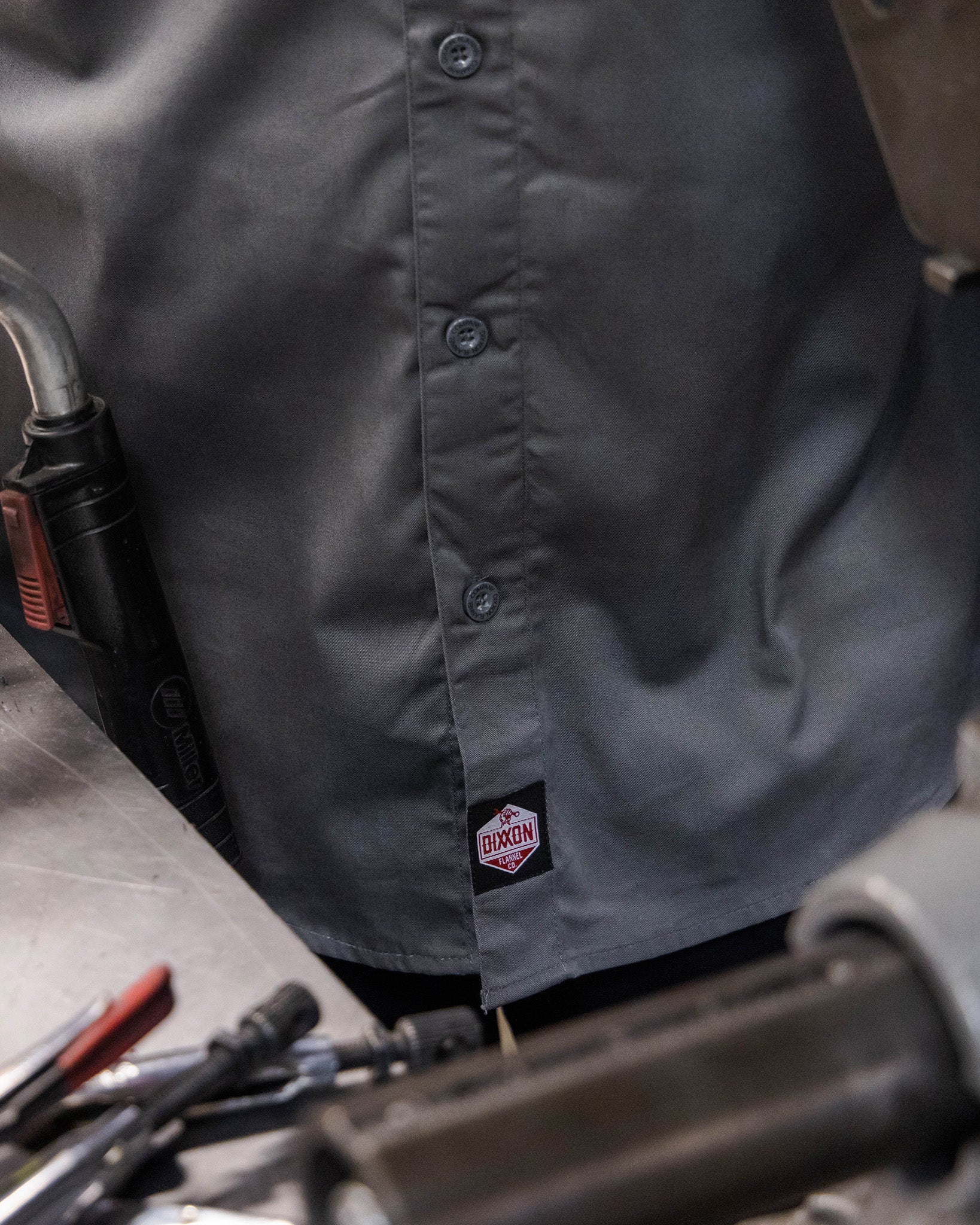 WorkForce Long Sleeve Work Shirt - Charcoal - Dixxon Flannel Co.