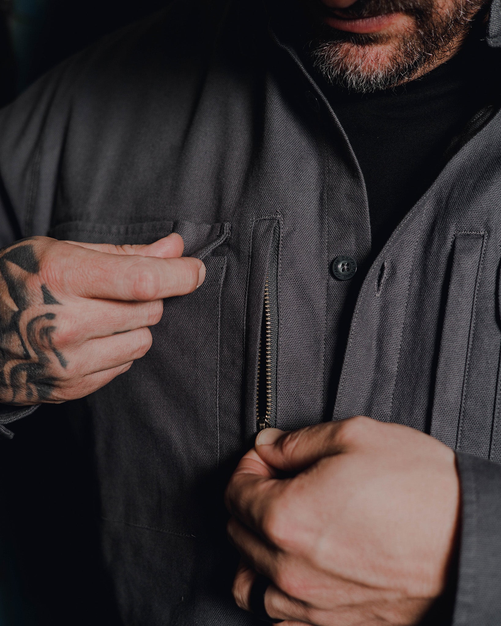 WorkForce Long Sleeve Work Shirt - Gray - Dixxon Flannel Co.