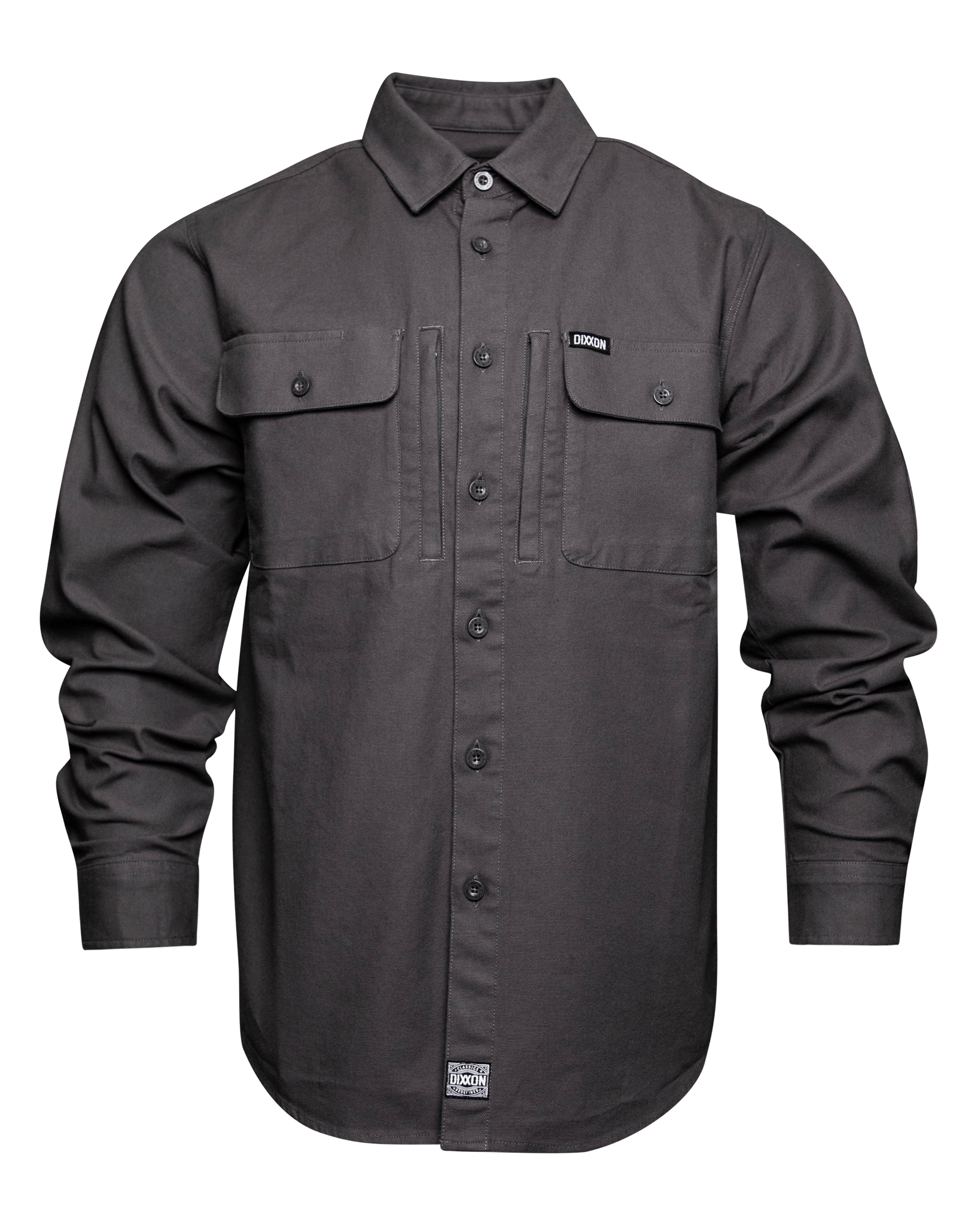 WorkForce Long Sleeve Work Shirt - Gray - Dixxon Flannel Co.