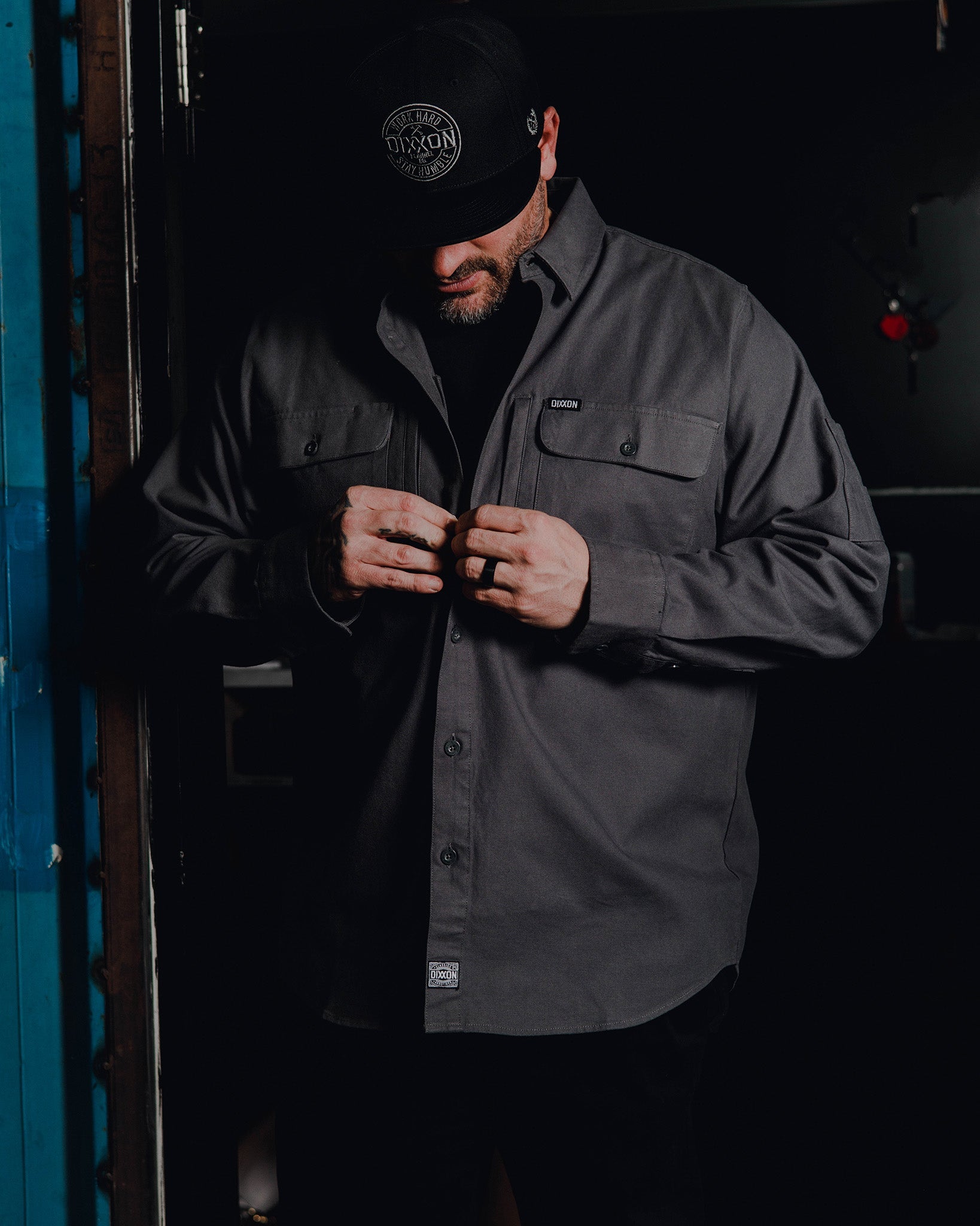 WorkForce Long Sleeve Work Shirt - Gray - Dixxon Flannel Co.