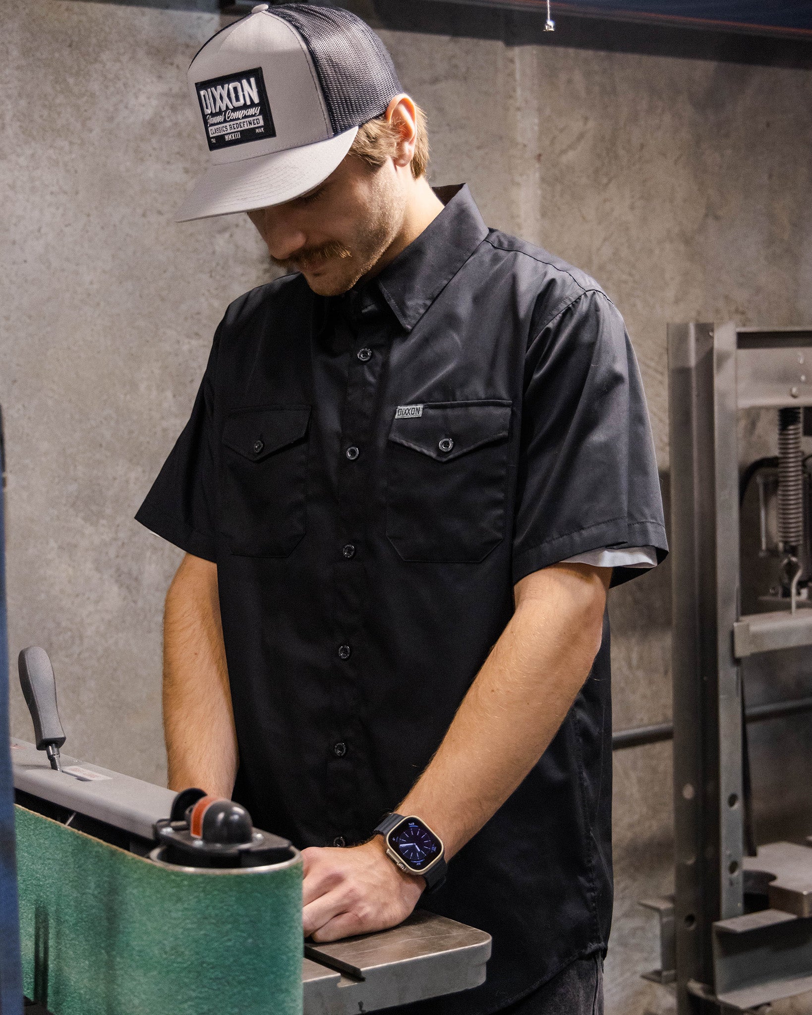 WorkForce Short Sleeve Work Shirt - Black - Dixxon Flannel Co.