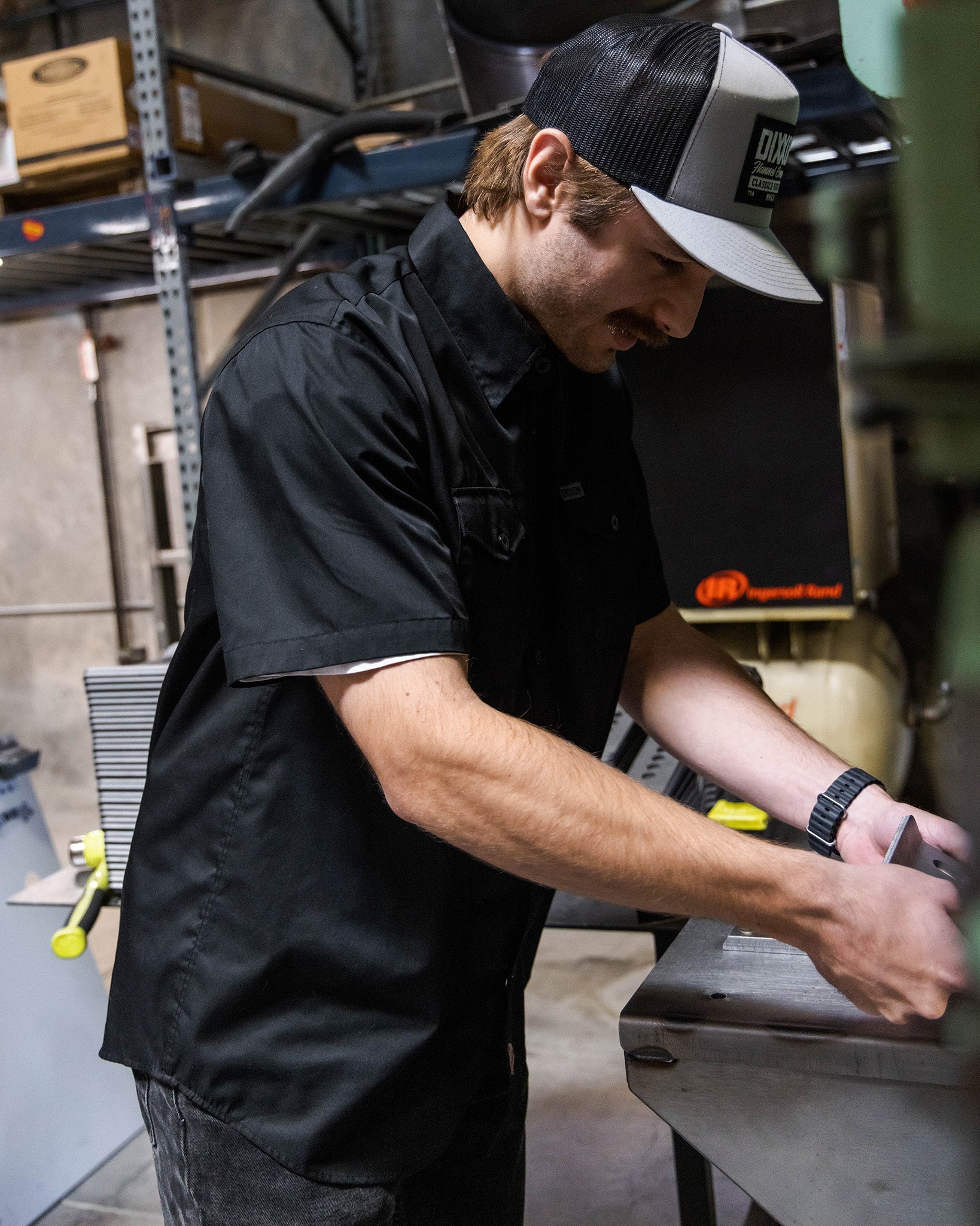 WorkForce Short Sleeve Work Shirt - Black - Dixxon Flannel Co.