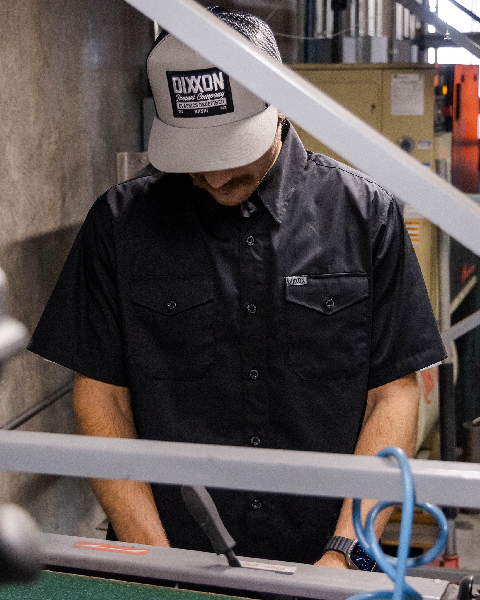 WorkForce Short Sleeve Work Shirt - Black - Dixxon Flannel Co.