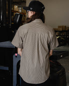 WorkForce Short Sleeve Work Shirt - Khaki & Black - Dixxon Flannel Co.