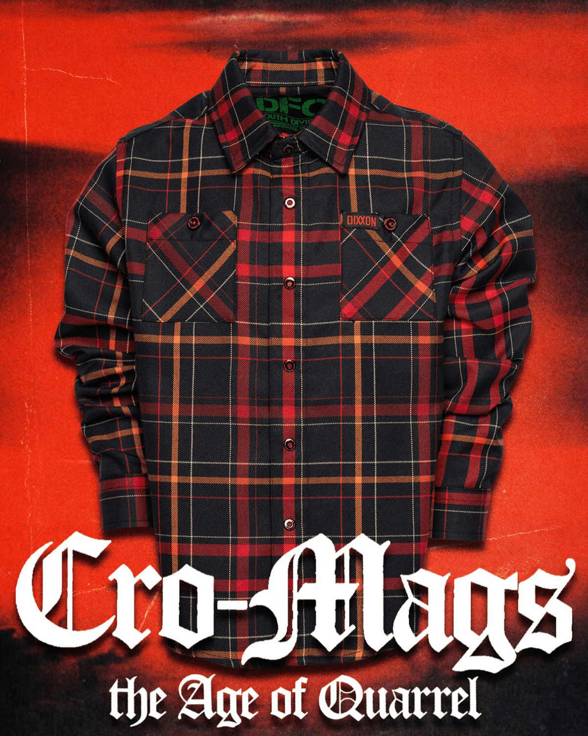 Youth Cro-Mags Age of Quarrel Flannel - Dixxon Flannel Co. view 1