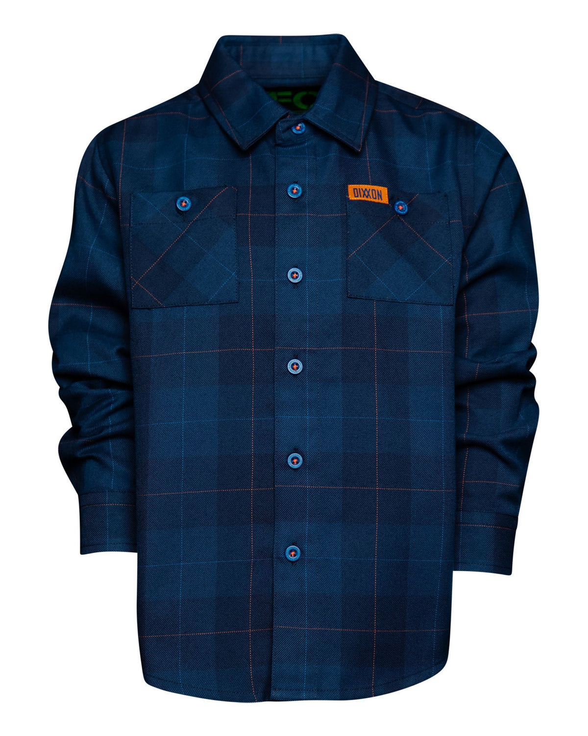 Youth DDC + TRU (Draplin) Flannel - Never-Ending Navy - view 1