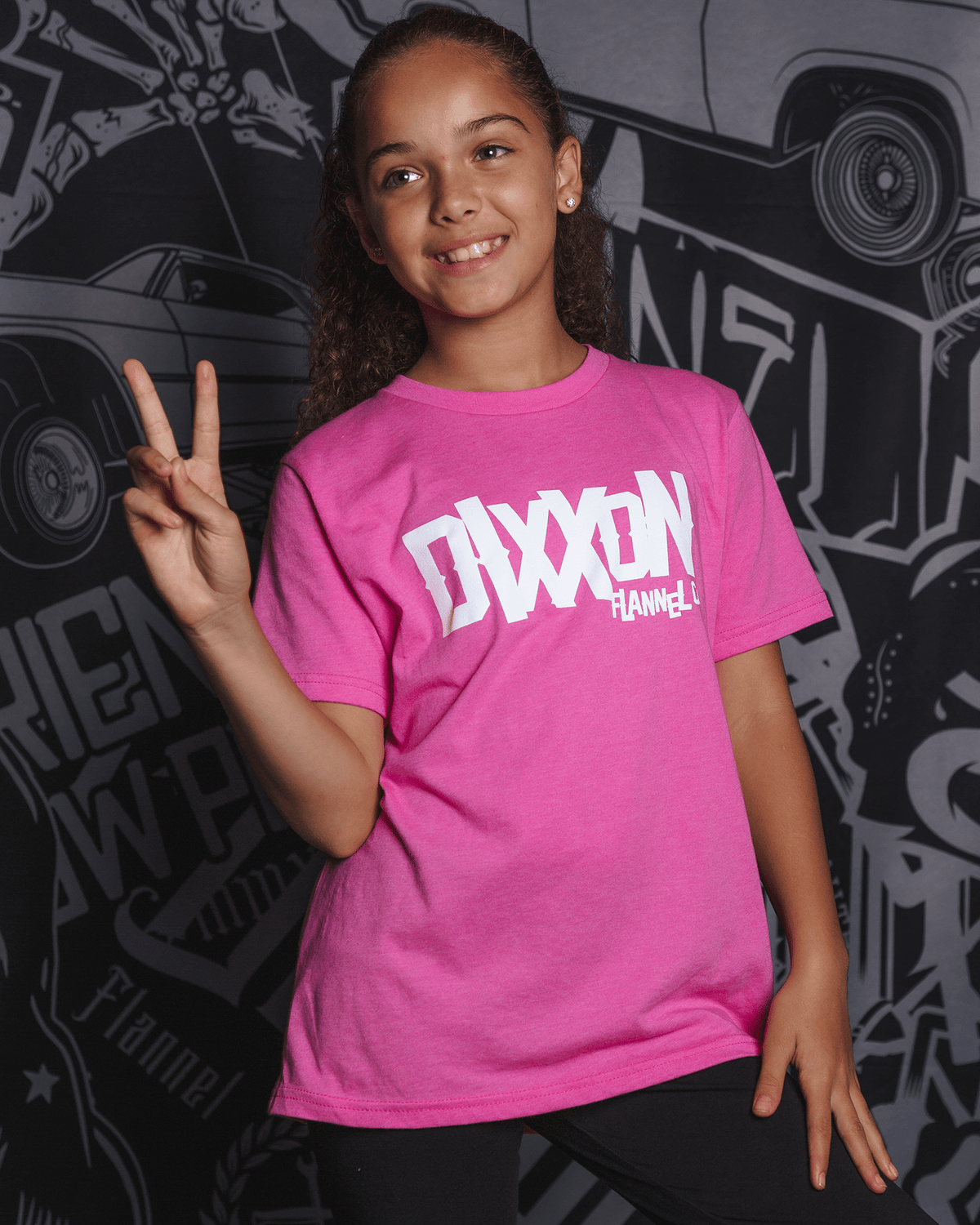 Youth Frenzy T-Shirt - Pink - Dixxon Flannel Co. view 3