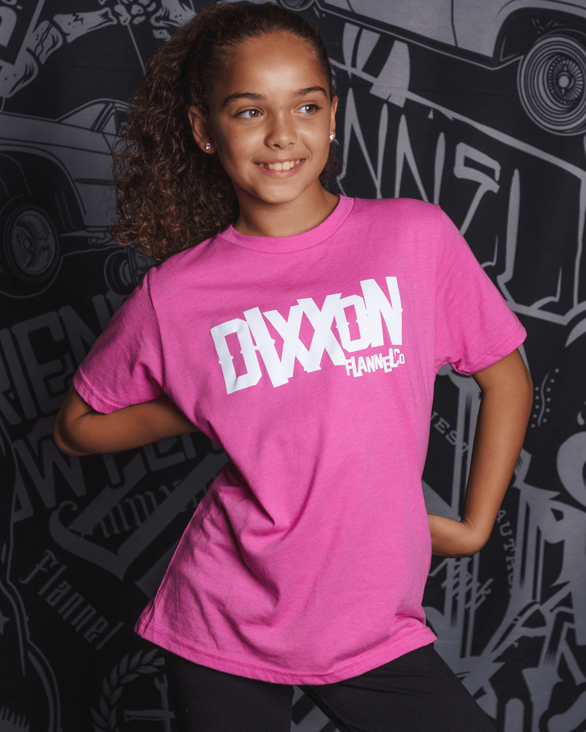 Youth Frenzy T-Shirt - Pink - Dixxon Flannel Co. view 1