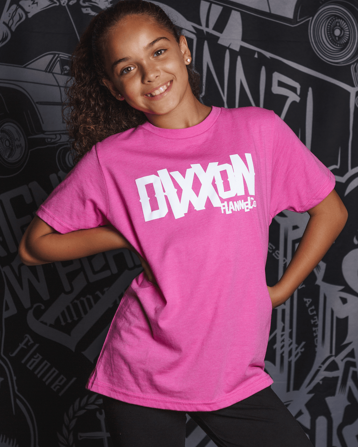Youth Frenzy T-Shirt - Pink - Dixxon Flannel Co. view 2