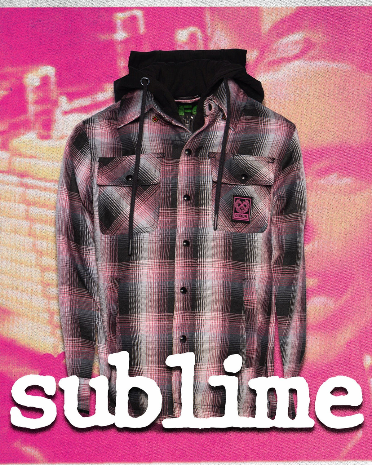 Youth Sublime 'Robbin' the Hood' Hooded Flannel Jacket - Dixxon Flannel Co. view 1