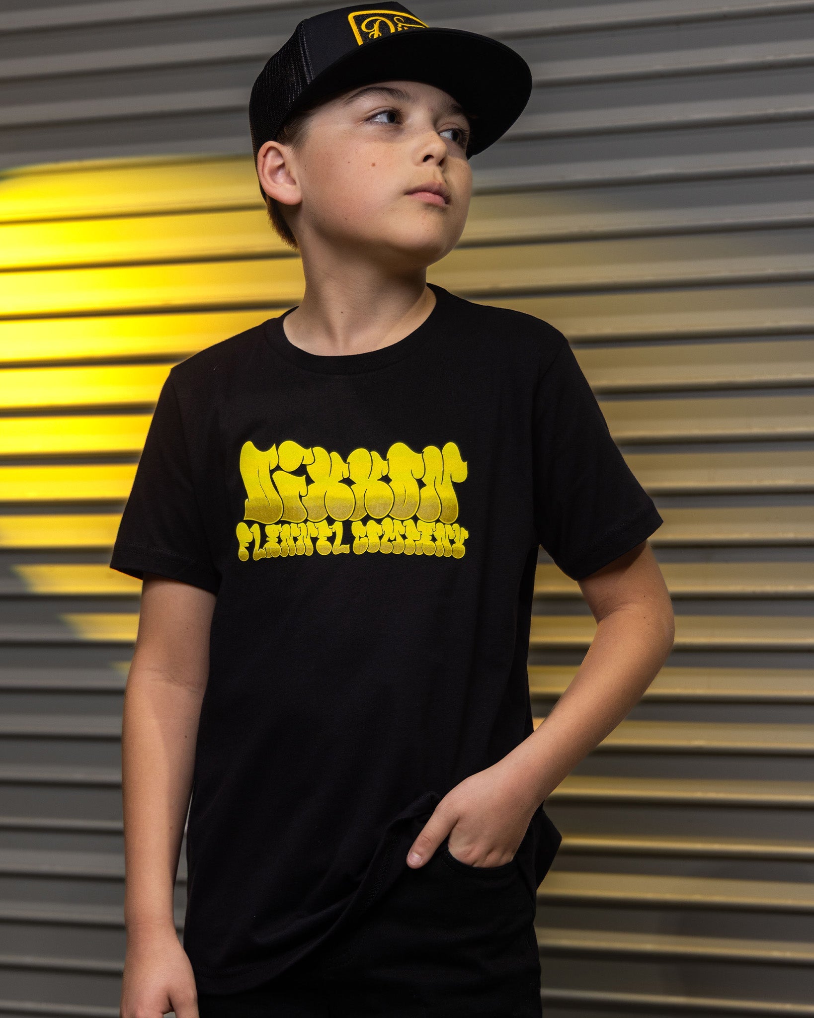 Youth Throwie T-Shirt - Black - Dixxon Flannel Co.