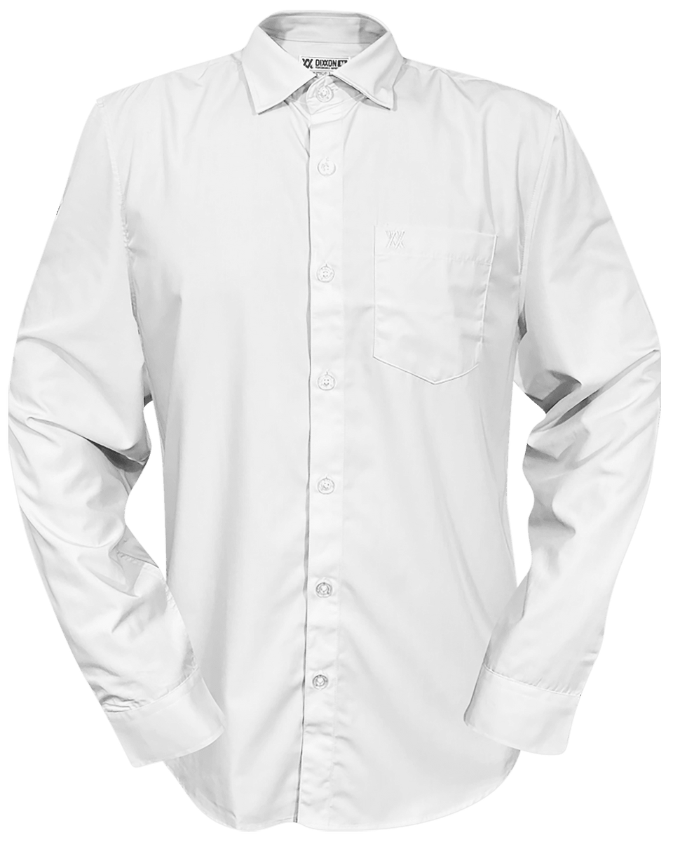 Bamboo Long Sleeve Dress Shirt 2.0 White Dixxon Flannel Co
