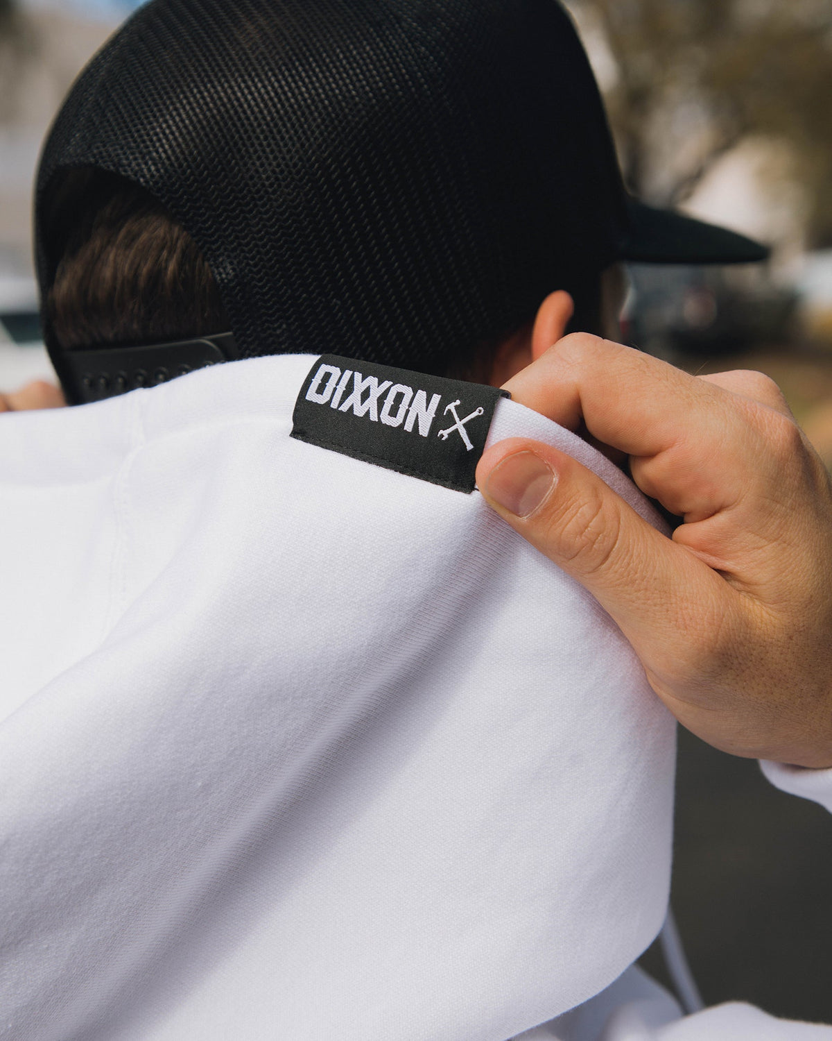 Black Bolt Pullover Hoodie - White - view 2
