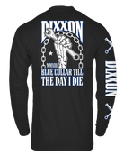 Blue Collar Long Sleeve T-Shirt - Black - Dixxon Flannel Co.