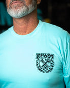 Party Crest Long Sleeve T-Shirt - Tiffany - Dixxon Flannel Co.