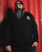 Red, White, & Blue Arches Crewneck - Black - Dixxon Flannel Co.