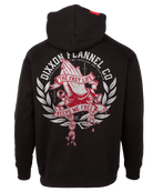 Red & White Otto Zip Up - Black - Dixxon Flannel Co.