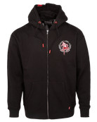 Red & White Otto Zip Up - Black - Dixxon Flannel Co.