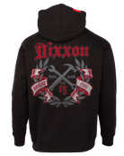 Silver & Red Award Crest Zip Up - Black - Dixxon Flannel Co.