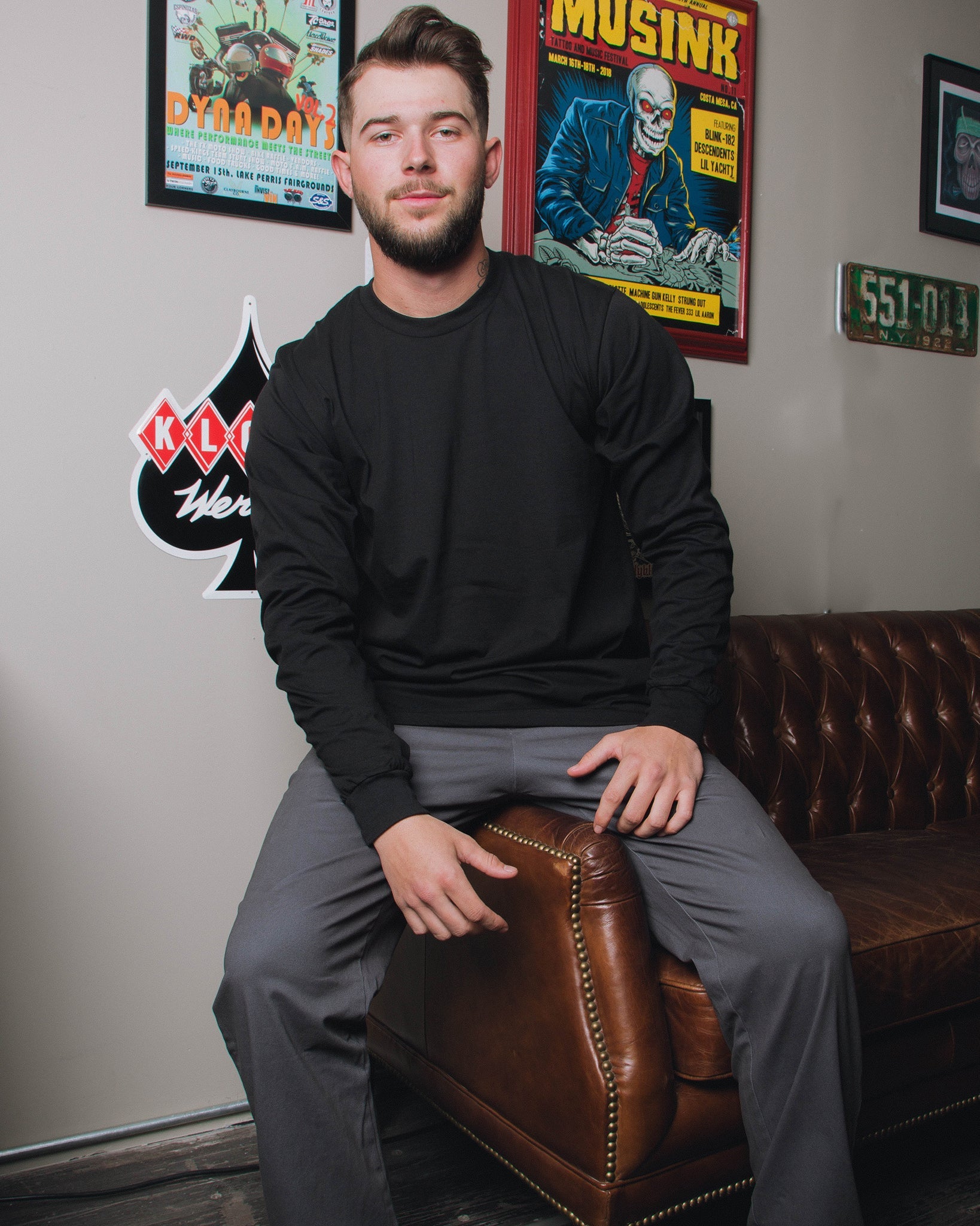 The Perfect Long Sleeve Tee - Black - Dixxon Flannel Co.