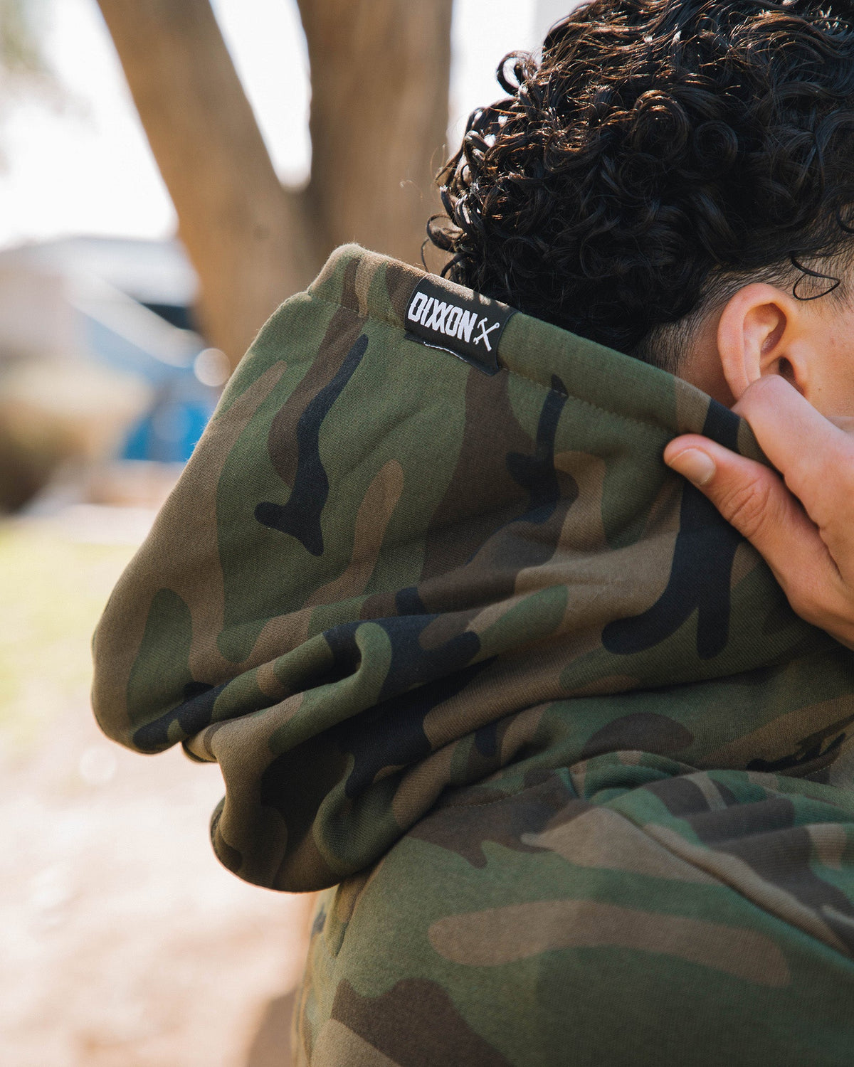 White Working Class TM Pullover Hoodie - Camo - view 2
