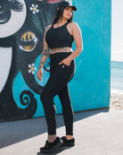 Women's Ribbed Leggings - Black - Dixxon Flannel Co.
