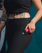 Women's Ribbed Leggings - Black - Dixxon Flannel Co.