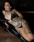 Women's String Bikini Top - Black - Dixxon Flannel Co.