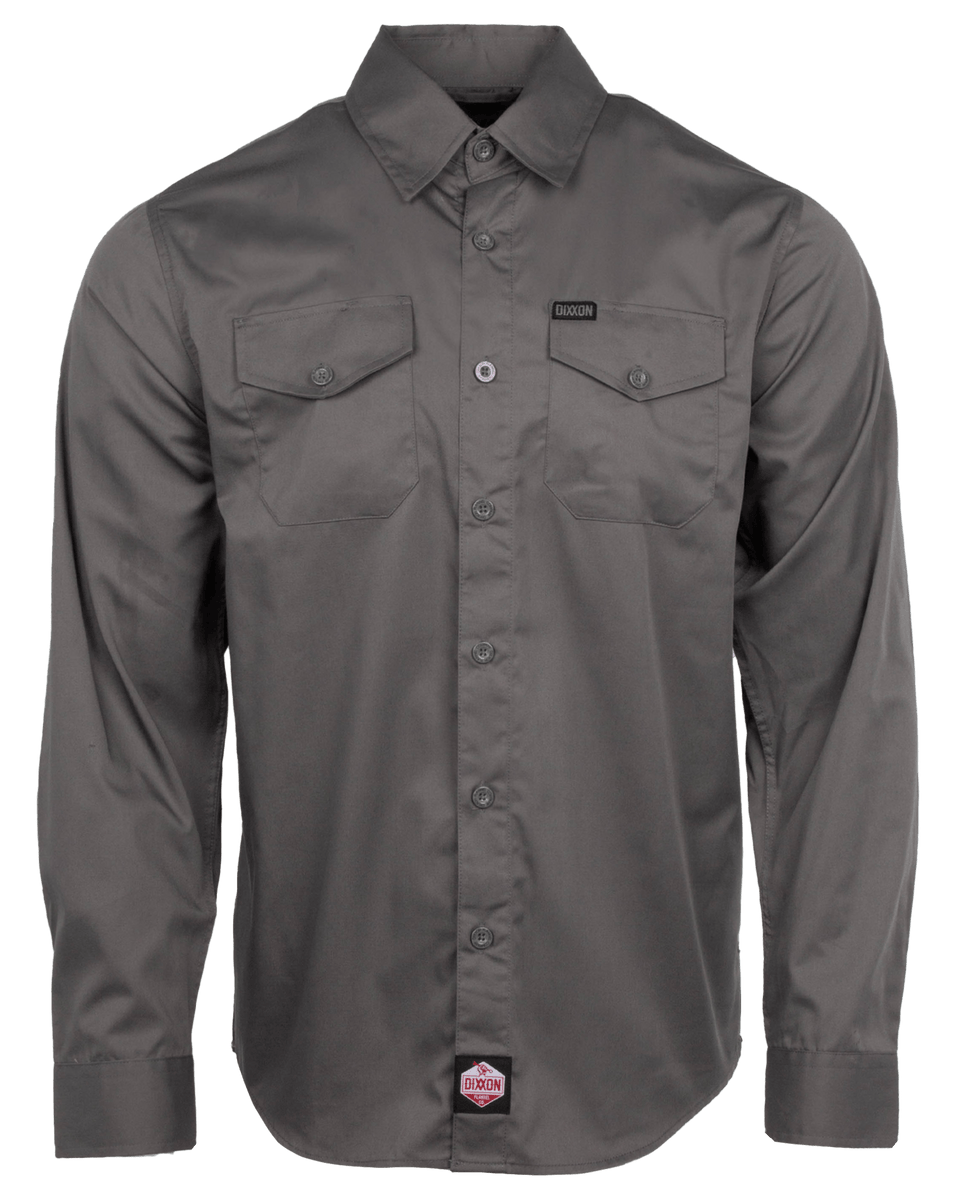WorkForce Long Sleeve Work Shirt - Charcoal | Dixxon Flannel Co.