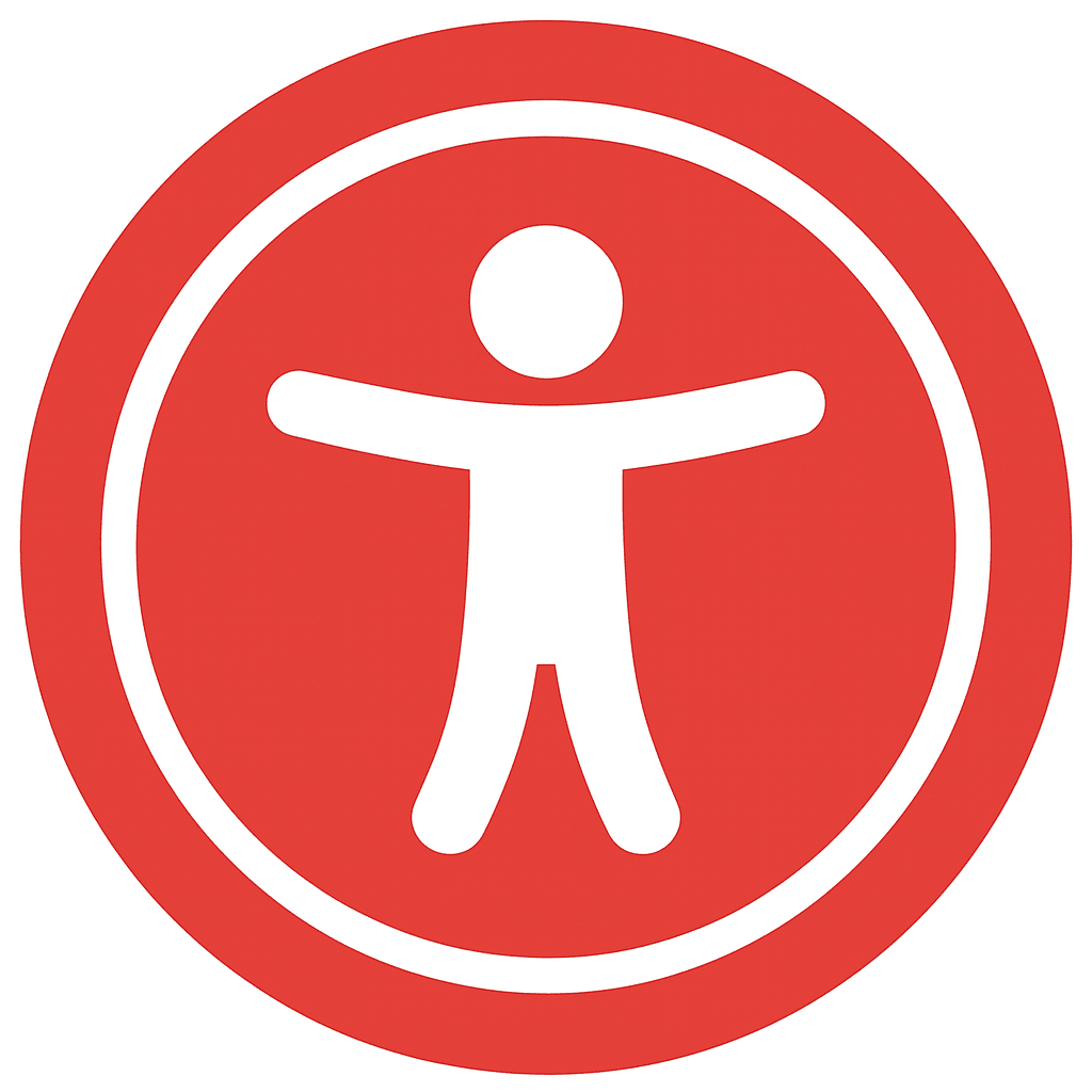 Accessibility Menu - Desktop