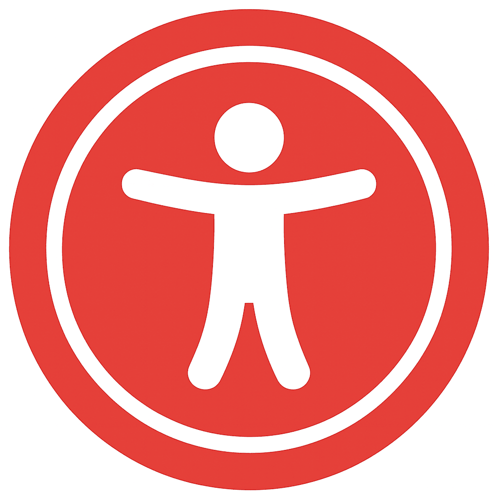 Accessibility Menu - Desktop