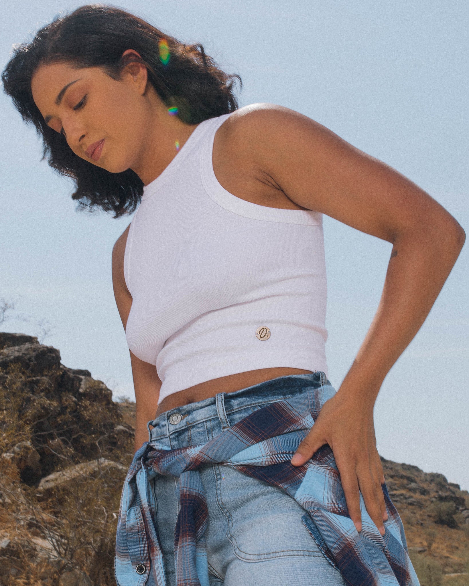 Women's Ribbed Tank - White - One Size | Dixxon Flannel Co.
